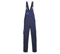 Portwest Mono de trabajo TX12 Texo Contraste con peto y tirantes Hombre Azul marino 4XL