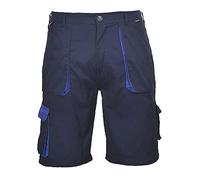 Portwest - Pantalones cortos Texo Contrast - Marino - Talla XL - TX14NARXL