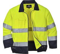 Portwest TX70 Chaqueta de Alta Visibilidad Madrid Bolsillos en el Pecho