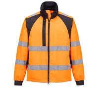 Portwest WX2 Chaqueta De Trabajo Hi-Vis Repelente Al Agua Polycotton 2 Tonos