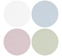 Posavasos antideslizantes de silicona, 4 posavasos de silicona, agarraderas redondas duraderas, multiusos, agarraderas, impermeables, resistentes al calor hasta 230 °C, para cocina, salón