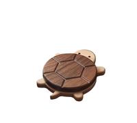 Posavasos de madera maciza con diseño tortuga nogal, 2 unidades, resistente al calor, almohadilla aislante for tazas té y teteras, decoración perfecta for el hogar Para Mesas De Comedor Y Cocinas