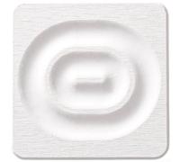 Posavasos de tierra de diatomeas de absorción rápida, antideslizante, protector de bebidas para mesa de café, decoración del hogar, color blanco, 10 cm (cuadrado blanco)