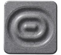 Posavasos de tierra de diatomeas de absorción rápida, antideslizante, protector de bebidas para mesa de café, decoración del hogar, color blanco, 10 cm (cuadrado gris oscuro)
