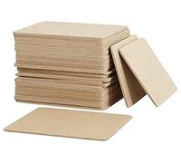 Posavasos, tamaño 10 x 10 cm, grosor 3 cm, tablero DM, 50 unidades