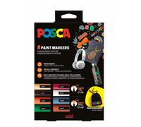 Posca Pc-5m & Pc-3m 8 Marker Pen Multicolor Niños