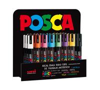 Posca Expositor de 36 Marcadores de Pintura PC-5M/3D Surtidos