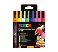 POSCA PC-3M pack rotuladores Pop Colors (0,9-1,3 mm redondos) 8 unidades