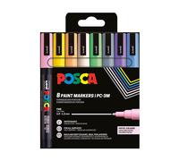 POSCA PC-3M rotulador (0,9 - 1,3 mm redondo) | Pack 8 uds