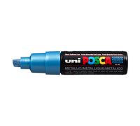 POSCA PC-8K rotulador azul metalico (8 mm cincel)
