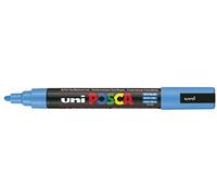 POSCA POSCA PC5M - Lote de 12 rotuladores de punta cónica (1,8 a 2,5 mm), color azul