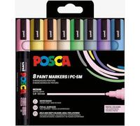 POSCA Rotuladores PC5M Set Pastel 8 Unidades 1,8 - 2,5 MM