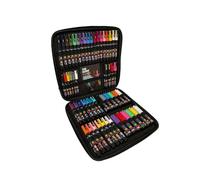 Posca Rotuladores Permanentes a Base de Agua con Estuche de Viaje de para Artes y Manualidades, Multisuperficie para Madera, Metal, Papel, Cartón, Vidrio, Tela y Roca, Juego de 54 Colores