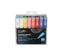 POSCA - Set rotuladores acrílicos PC-1MC punta extrafina, 16 colores