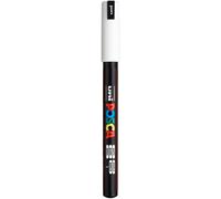 POSCA uni-ball 181701 - Marcador POSCA con punta calibrada, blanco