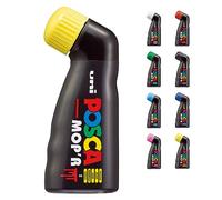 Posca Rotulador PCM-22 MOP'R Punta redonda 3-19 mm Amarillo 1 ud Forma ergonómica