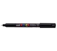 Posca Uni-Ball Pluma Marcadora PC-1MR - Negro - Paquete de 3 Bolígrafos