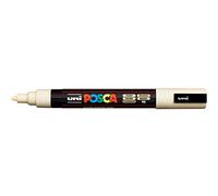 Posca Uni Rotulador PC-5M Pintura Vidrio Bolígrafo Fino Punta Tipo Bala 2.5mm Marfíl