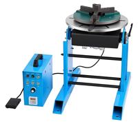 Posicionador rotatorio para soldadura, con capacidad de carga de 300 kg, ángulo de inclinación de -45° a 90°. Mesa giratoria para posicionador de soldadura, con control de velocidad de 0.2 a 2.5 RPM,