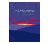 Positively Green Greeting Cards: Anniversary - Surely you know you are my sun by day (Pack of 6)