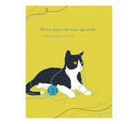 Positively Green Greeting Cards: Birthday - "We are always the same age inside" - Gertrude Stein (Pack of 6)