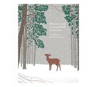 Positively Green Greeting Cards: Holiday - What We Need Is a World Full of Miracles (Pack of 6)