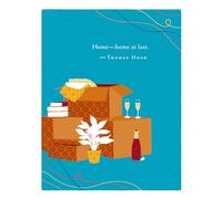 Positively Green Greeting Cards: New Home - Home - home at last (Pack of 6)