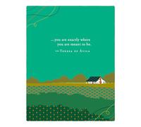 Positively Green Greeting Cards: New Home - You are exactly where you are (Pack of 6)