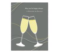 Positively Green Greeting Cards: Wedding - May you be happy always (Pack of 6)