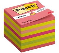 Post-it Bloc de notas 3M rosa neón 76 x 76 mm