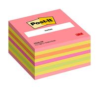Post-it 3M bloc de notas rosa neón 76 x 76 mm