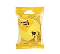 Post-It 534462 Notas adhesivas en cubo, Color Amarillo/Naranja/Gris, 70 x 70 mm