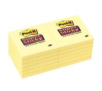 Post-it 654-s - pack de 12 blocs de notas adhesivas, 76 x 76 mm, color