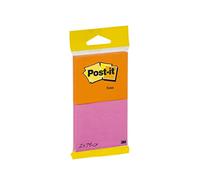 Post-It 6720-PO - Pack de 2 notas adhesivas, 76 x 63.5 mm, color verde | Notas autoadhesivas para recordatorios, planificación y estudio, pegar y quitar limpiamente; ideal para marcar, organizar