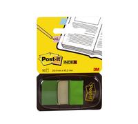 Post-it 680-3 - marcador index, 25.4 x 43.1 mm, verde