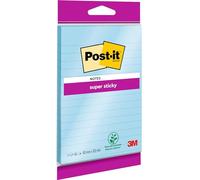 Post-It 6844-LNB - Notas adhesivas, 102 x 152 mm, color Azul