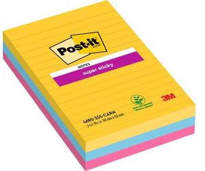 Post-it 7100234250 nota autoadhesiva plaza azul, rosa, amarillo 90 hoj