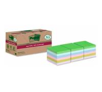 Post-it 7100284782 nota autoadhesiva plaza azul, verde, rosa, púrpura