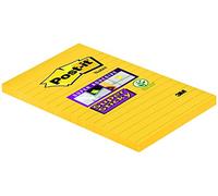 Post-It FT510093832 Notas Super Sticky, Color Amarillo (Ultra amarillo), Tamaño Standard, 152 x 102 mm, 6 Blocs