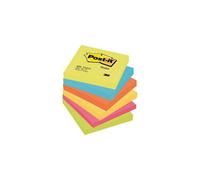 Post-It - FT510283540 nota autoadhesiva Plaza Azul, Verde, Naranja, Rosa, Amarillo 100 hojas Autoadhesivo FT510283540