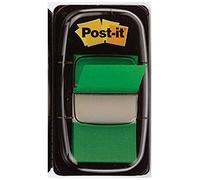 Post-it Index 680-3 marcadores, 25,4x43,1mm, 1x50. Color verde. 1 dispensador