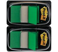 Post-it Index Marcadores medianos, verde en paquete doble, 50 uds. paquete