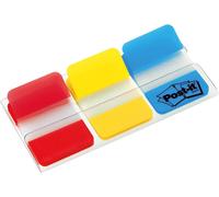 Post-It Marcadores Adhesivos, 1 Dispensador con 3 Blocs, 66 Index Rígidos, Marca