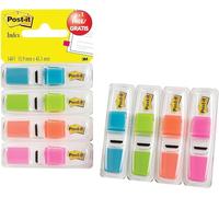 Post-it Marcadores Index adhesivos 11,9 x 43,2 mm – 4 dispensadores, 35 marcadores