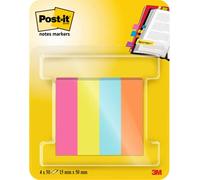 Post-it Mininotas, Colección Poptimistic Colour, 12,7mmx44,4mm, 50 hojas/bloc, 4 blocs/paquete