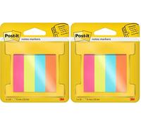 Post-it Mininotas, Colección Poptimistic Colour, 12,7mmx44,4mm, 50 hojas/bloc, 4 blocs/paquete (Paquete de 2)
