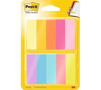 Post-it - marcadores de papel (12,7 x 44,4 mm, 10 unidades), varios co