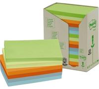 POST-IT Notas Autoadhesivas Recicladas Arcoiris 655/1RPT Torre 16 Blocs (Set de 10)