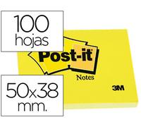 Post-it notas canary yellow - paquete de 12 blocs, 100 hojas por bloc
