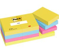 Post-it Notas autoadhesivas Energetic Color – 12 blocs, 100 hojas/bloc, 38×51 mm, multicolor